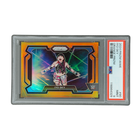 Iyo Sky 2024 Prizm Orange 9/99 PSA 9 #90
