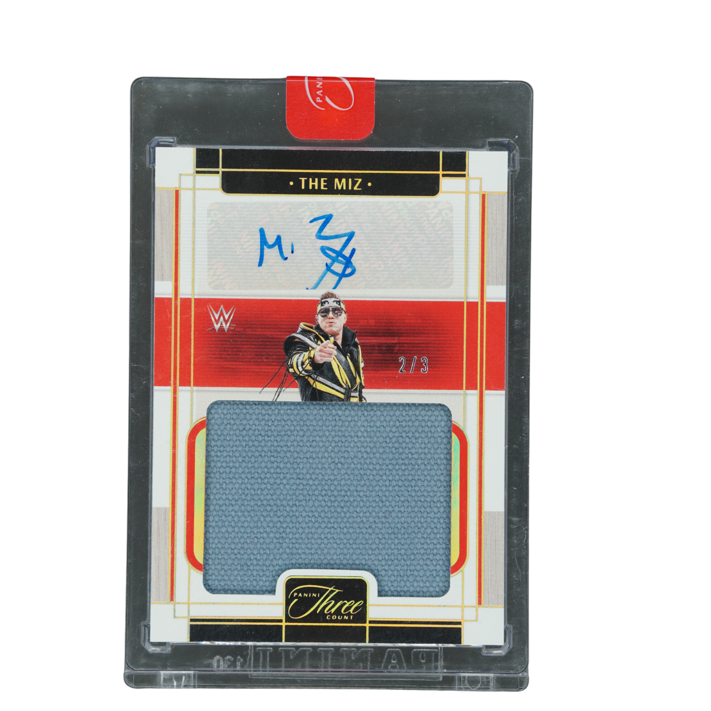 The Miz 2024 Three Count Memorabilia Auto 2/3 #MM-MIZ