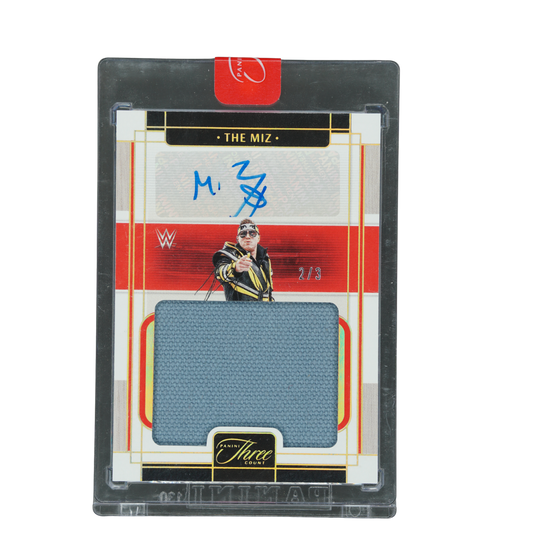 The Miz 2024 Three Count Memorabilia Auto 2/3 #MM-MIZ