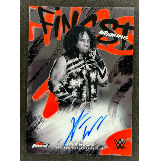 Xavier Woods 2025 Finest Auto #FA-WDS