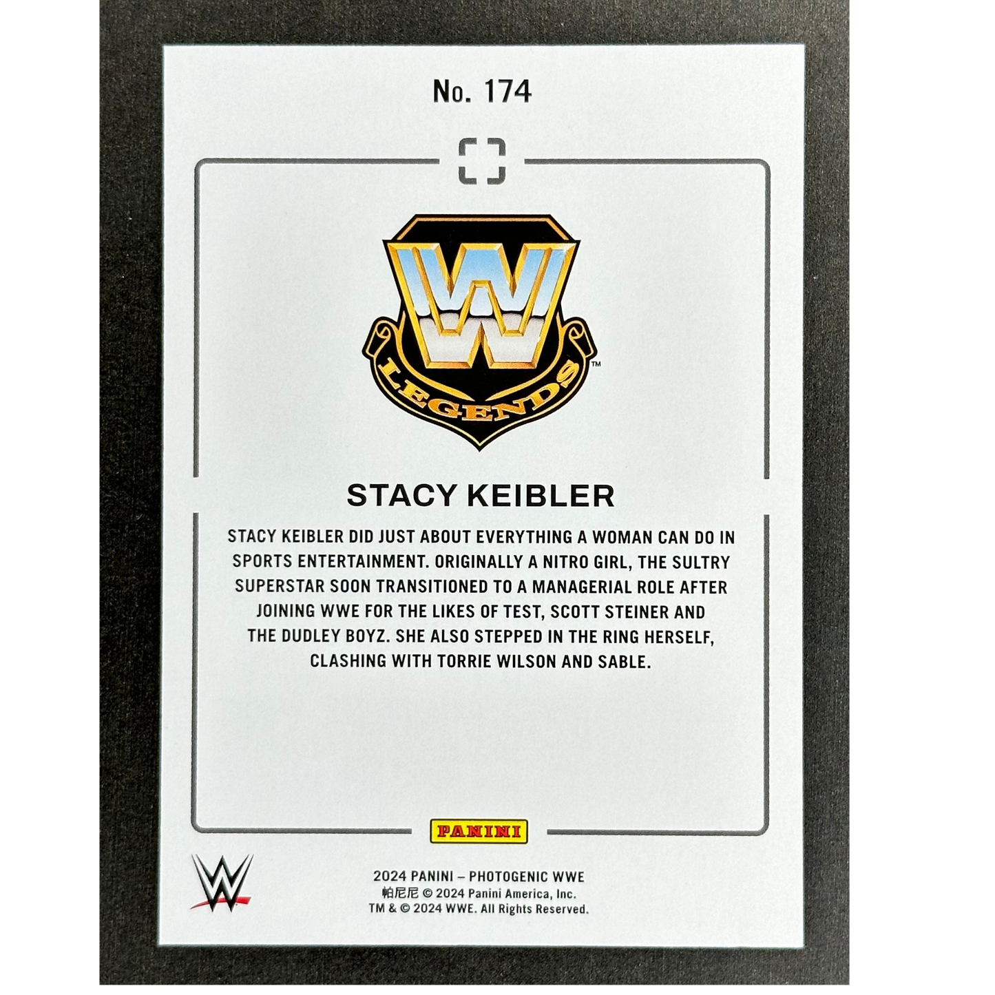 Stacy Keibler 2024 Photogenic Gold 5/10 #174