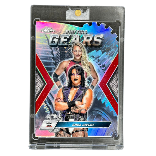 Rhea Ripley 2025 Chrome Shifting Gears Die-Cut 3/5 #SG-RR