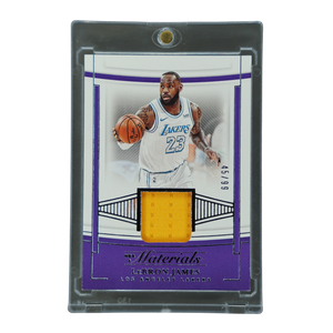 Lebron James 2020 National Treasures NBA Materials Jersey 45/99 #NBA-LBJ