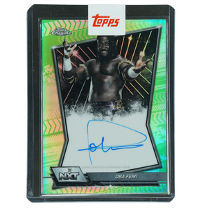 Oba Femi 2026 Chrome NXT Green Auto 23/99 #NXT-OBA