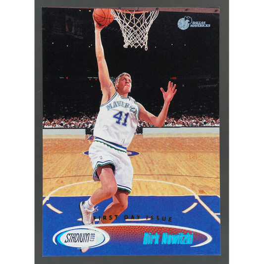 Dirk Nowitzki 1998-99 Stadium Club RC First Day Issue #202