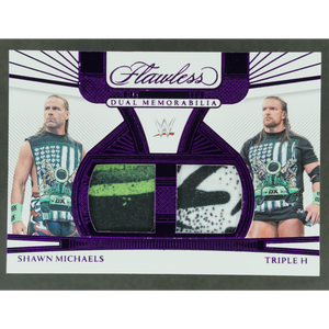 Shawn Michaels und Triple H 2024 Flawless Dual Memorabilia 5/8 #FD-STH