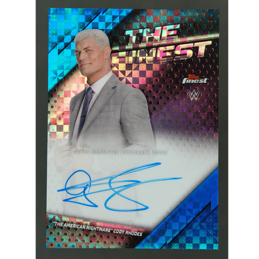 "The American Nightmare" Cody Rhodes 2025 Finest The Finest Auto 14/75 #TFA-TAN