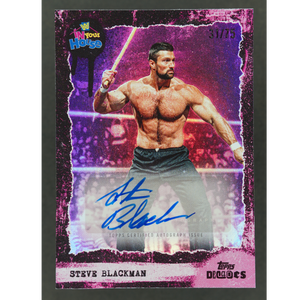 Steve Blackman 2026 WWE Decades in your House Auto 31/75 #30A