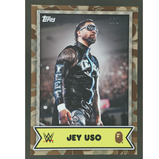 Jey Uso 2025 Topps x Bape 1/1 #31
