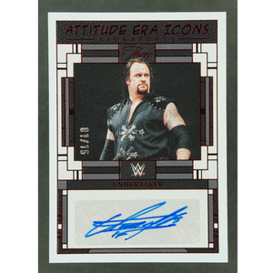 Undertaker 2024 Three Count Attitude Era Icons Auto 1/15 #AE-UND