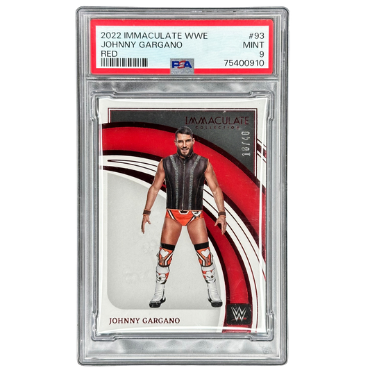 Johnny Gargano 2022 Immaculate 18/40 PSA 9 #93