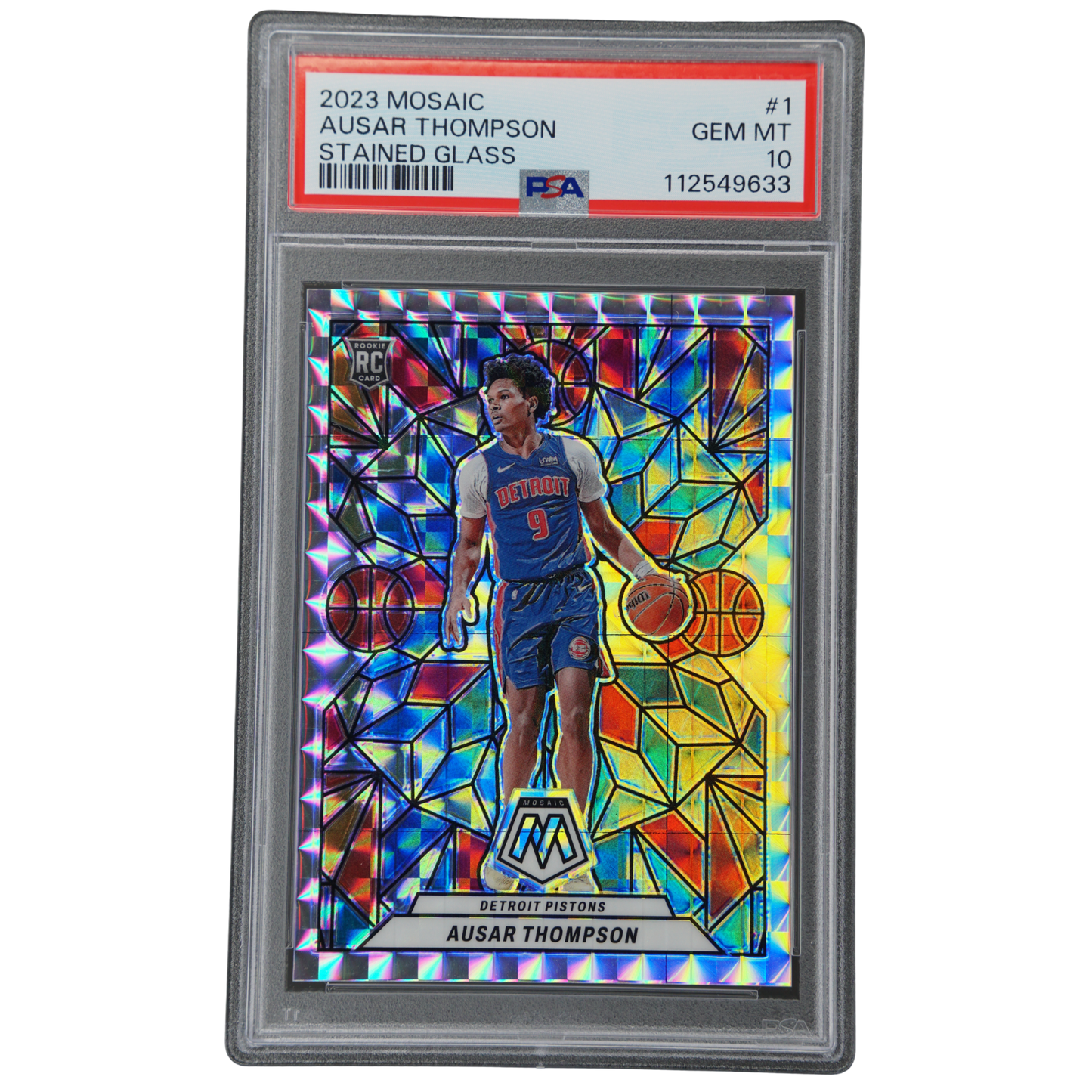 Ausar Thompson 2023 Mosaic RC Stained Glass PSA 10 #1
