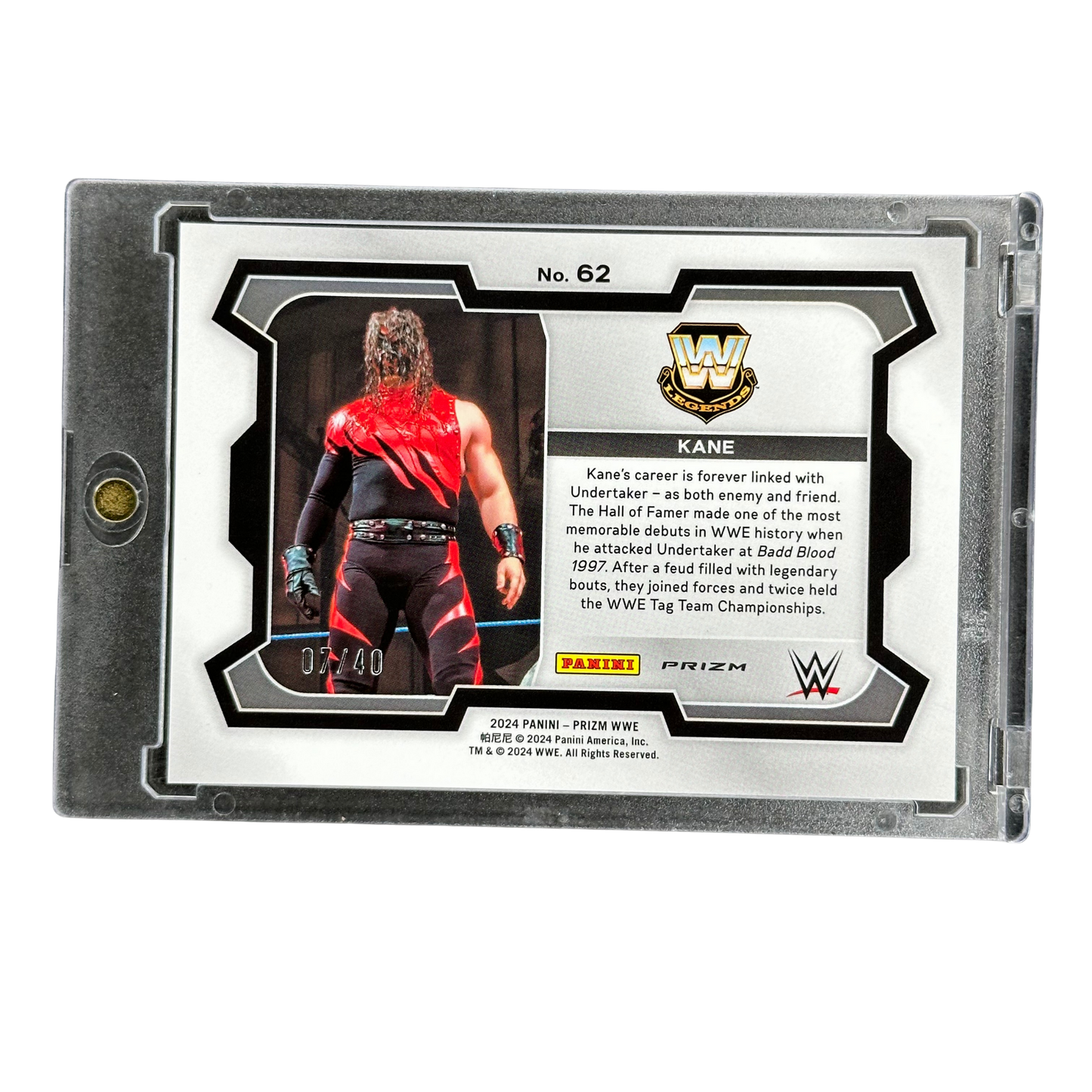 Kane 2024 Prizm 7/40 #62