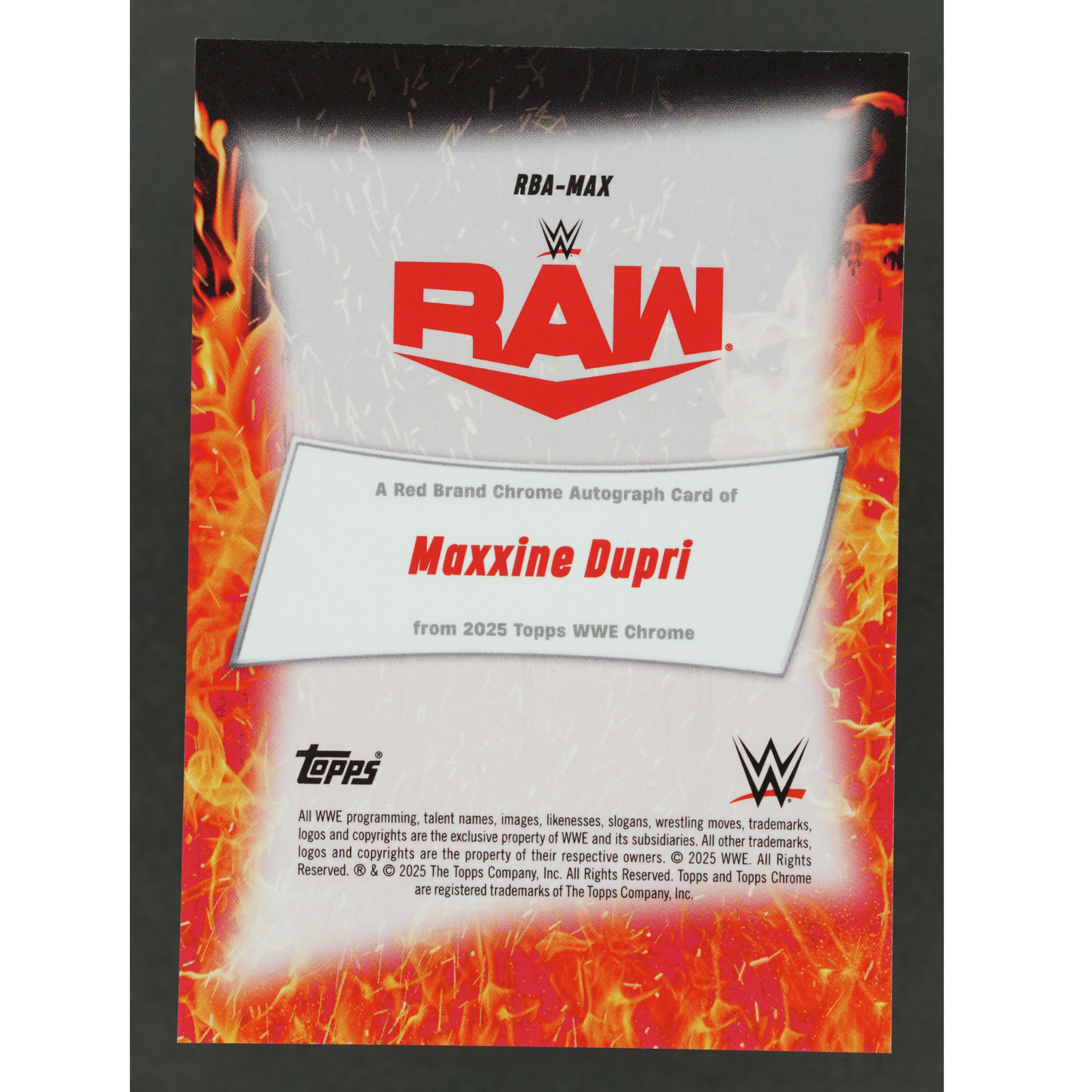 Maxxine Dupri 2025 Chrome Black 1/10 #RBA-MAX