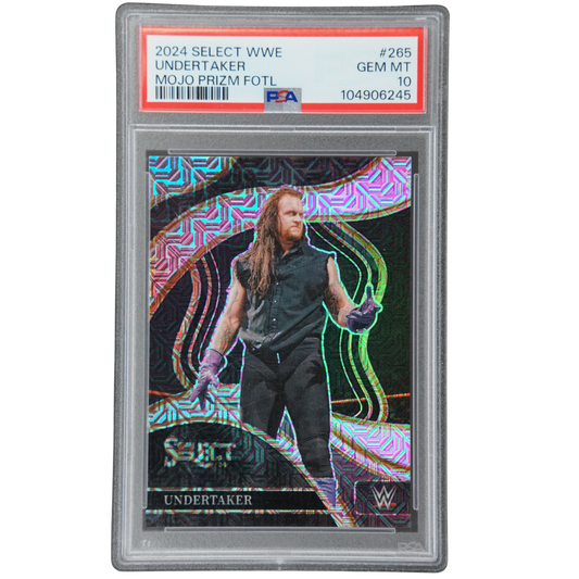 Undertaker 2024 Select Mojo FOTL 1/8 Ringside PSA 10 #265