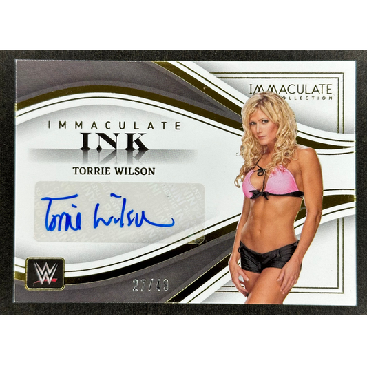 Torrie Wilson 2023 Immaculate Ink Auto 27/49 #IK-TWL