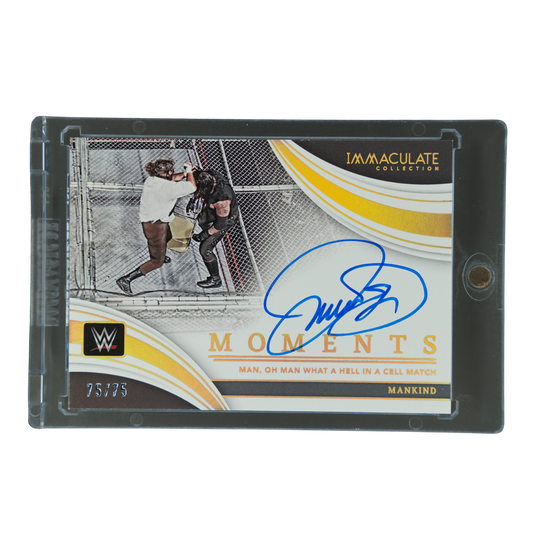 Mankind 2022 Immaculate Moments Auto 75/75 #MO-MKN