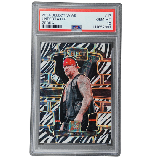 Undertaker 2024 Select Zebra PSA 10 #17