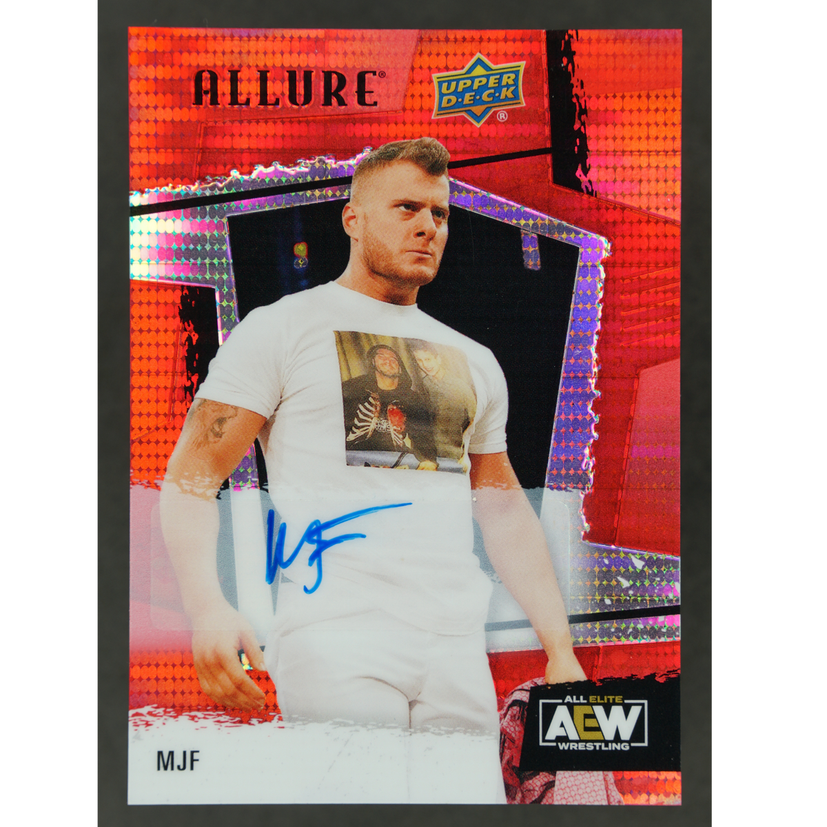 MJF 2023 AEW Allure Red Rainbow Auto #19
