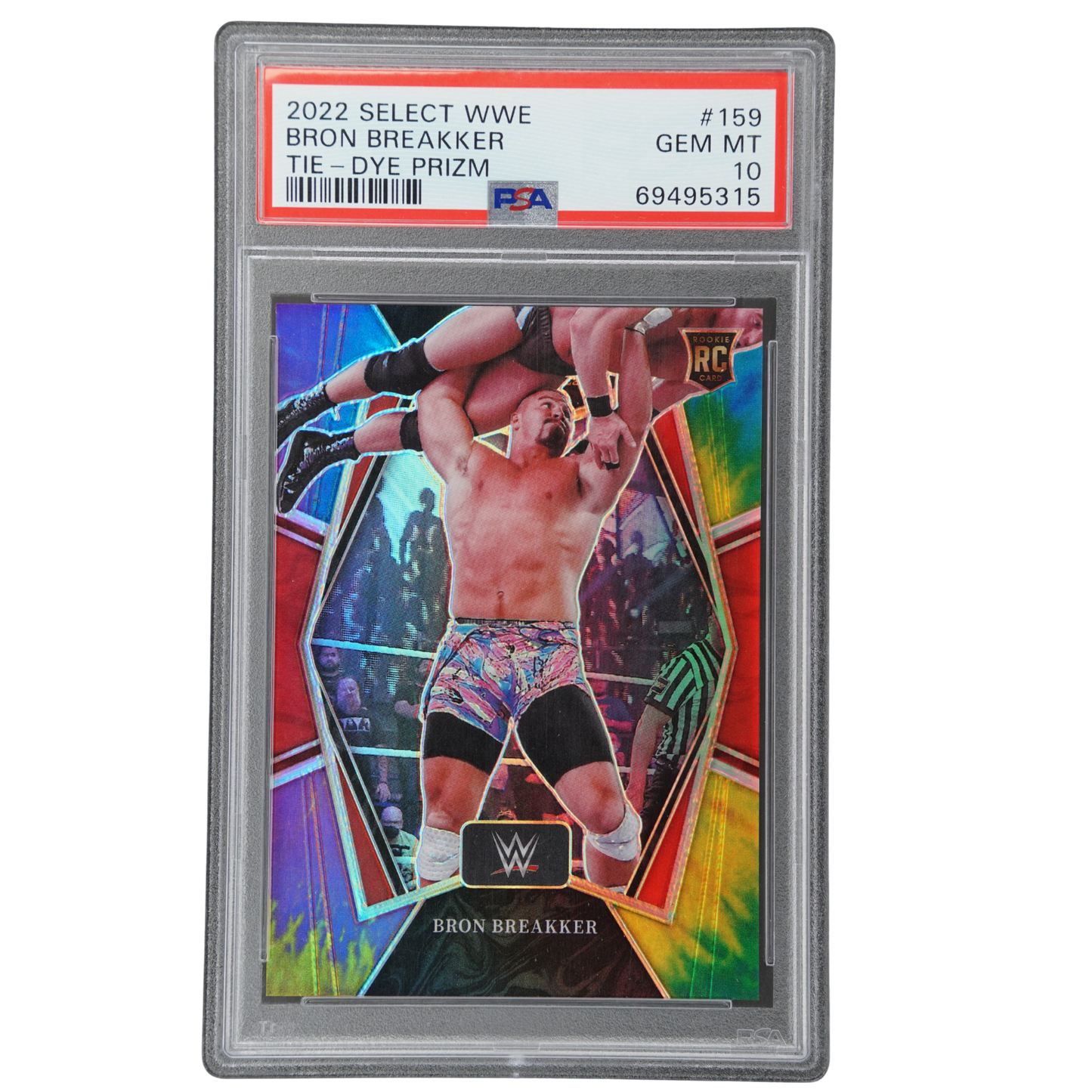 Bron Breakker 2022 Select Tie Dye RC 18/25 PSA 10 #159