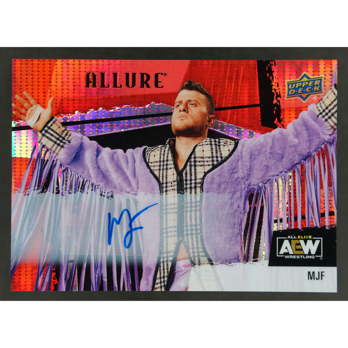 MJF 2022 AEW Allure Red Rainbow Auto #118