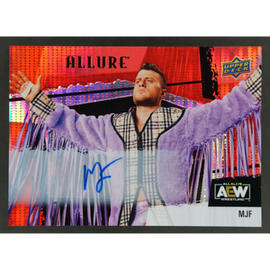 MJF 2022 AEW Allure Red Rainbow Auto #118