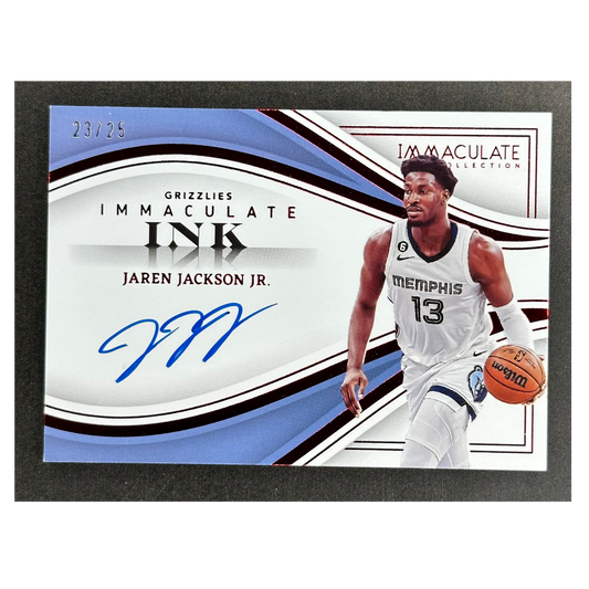 Jaren Jackson Jr. Immaculate Ink Auto 23/25 #II-JJJ