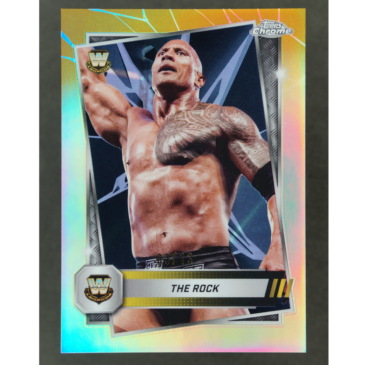 The Rock 2025 Chrome 3/13 #10