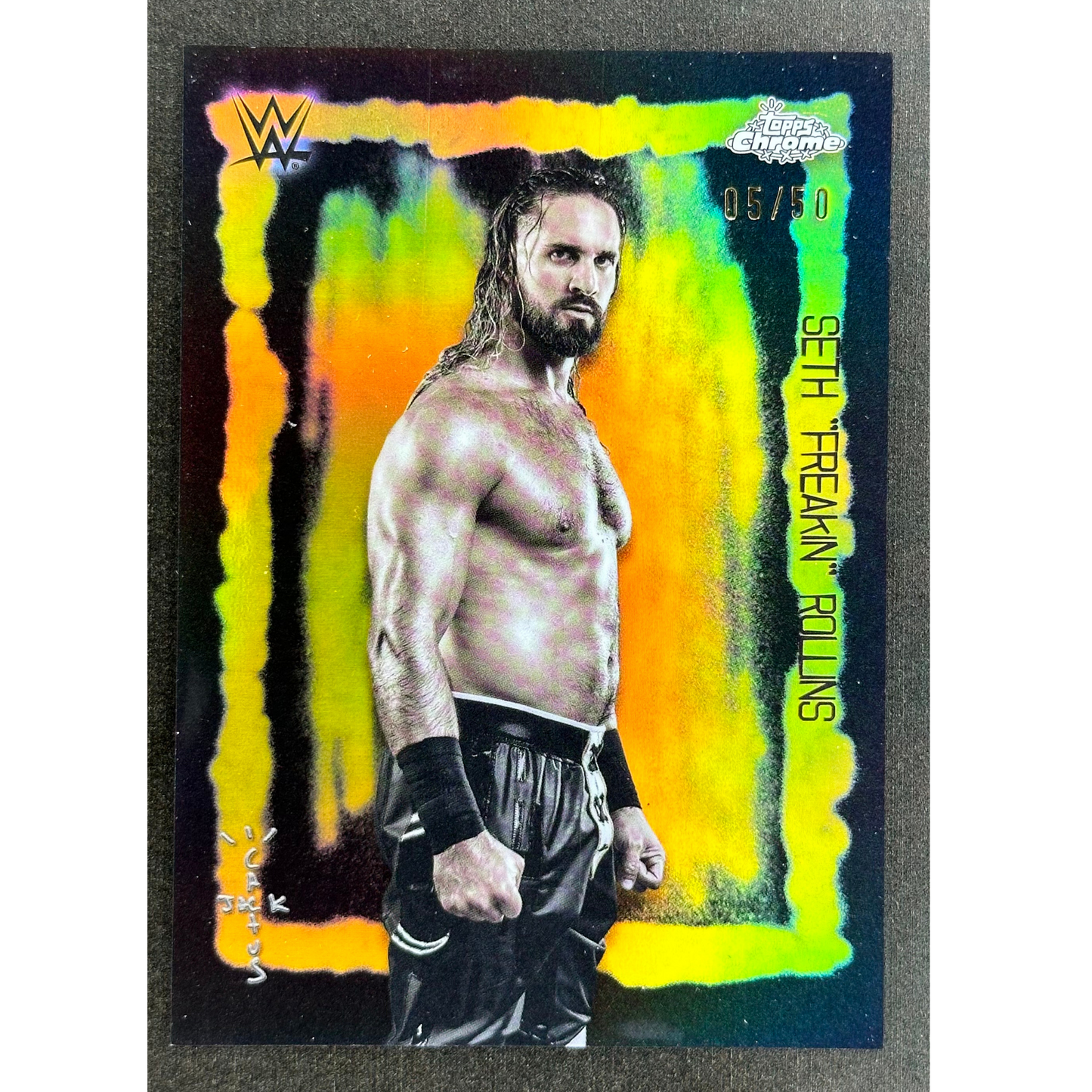 Seth Rollins 2025 Cactus Jack Gold Festival Fury 5/50 #FVF-21