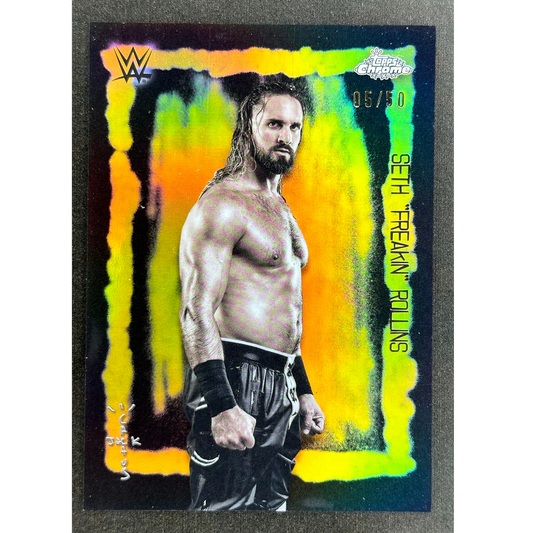 Seth Rollins 2025 Cactus Jack Gold Festival Fury 5/50 #FVF-21