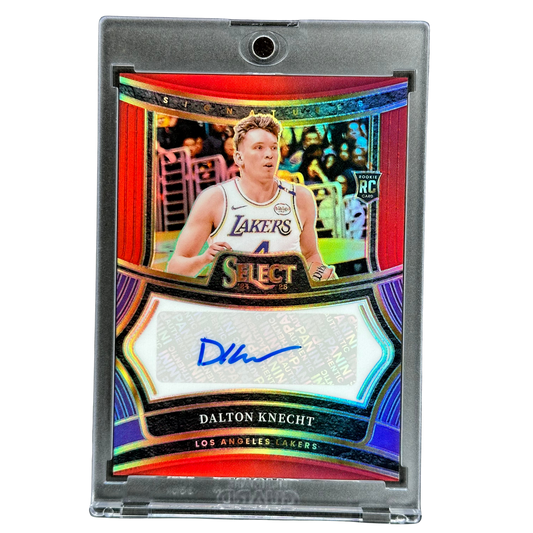 Dalton Knecht 2024 Select Red RC Rookie Card Auto 94/99 #RS-DAL