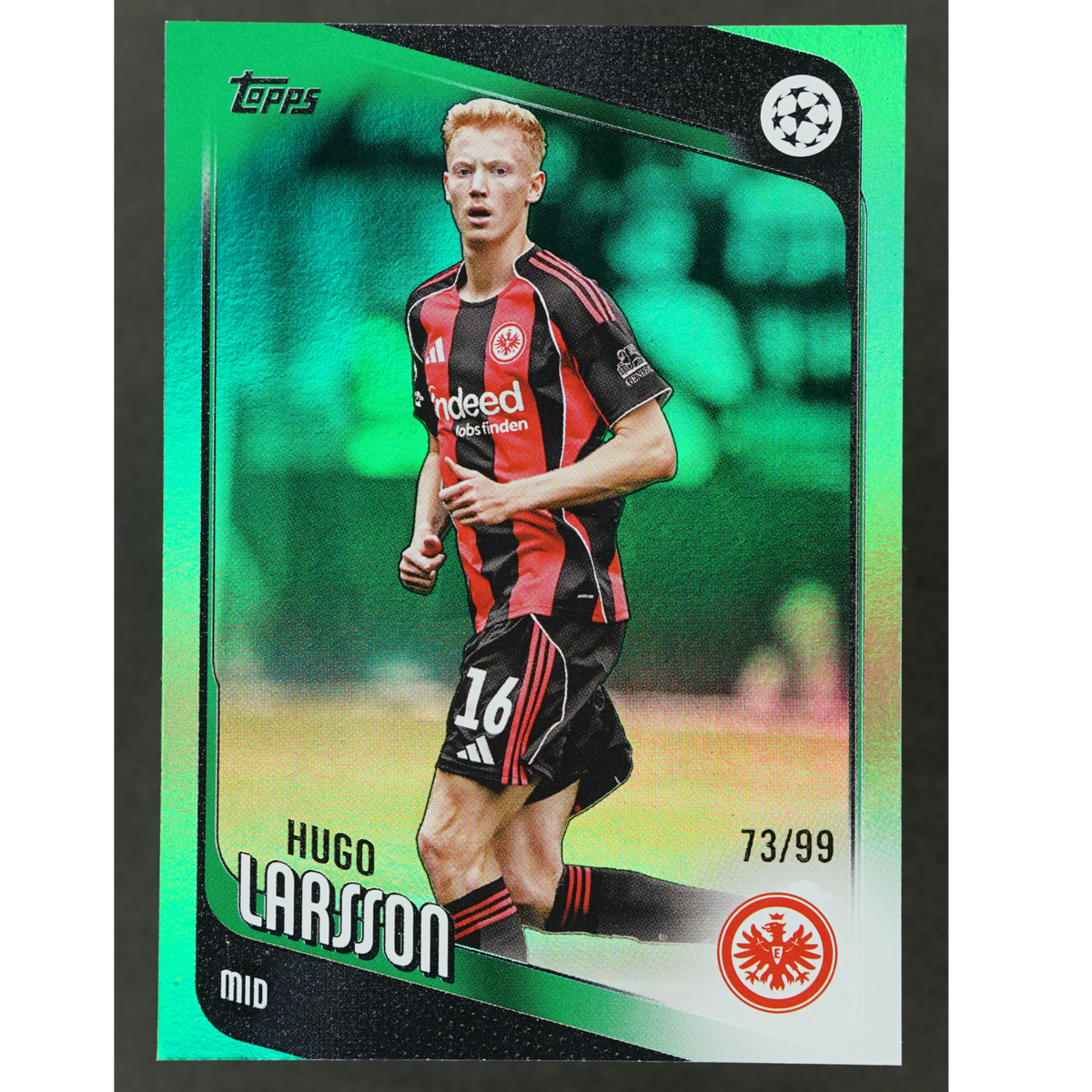 Hugo Larsson 2026 Topps Champions League 73/99 #36