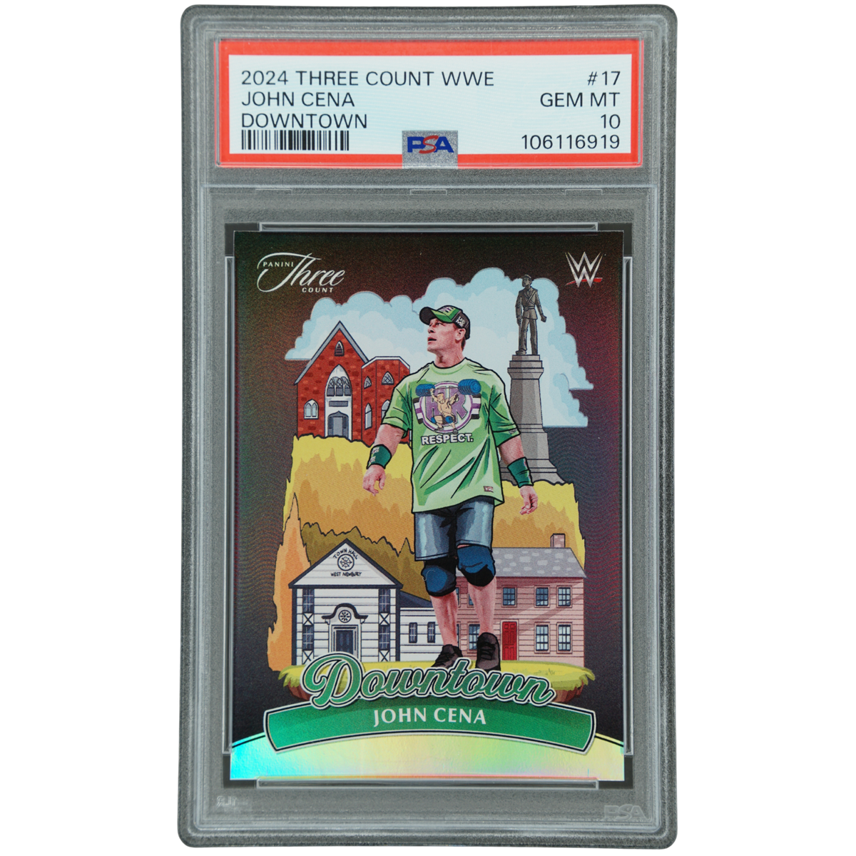 John Cena 2024 Three Count Downtown PSA 10 #17