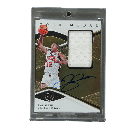 Ray Allen 2019 Opulence Gold Medal 46/79 Auto #GJA-RA