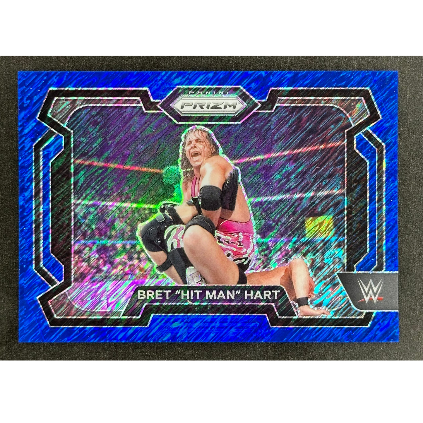 Bret Hart 2024 Prizm Blue Shimmer 2/11 #26