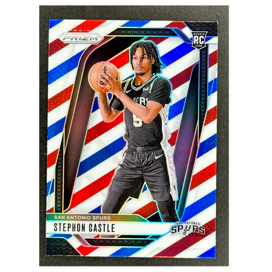 Stefon Castle 2024 Prizm Red White Blue RC Rookie Card #234