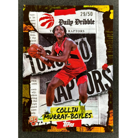 Collin Murray-Boyles 2025 Topps Daily Dribble 29/50 RC Rookie Card #DD-39