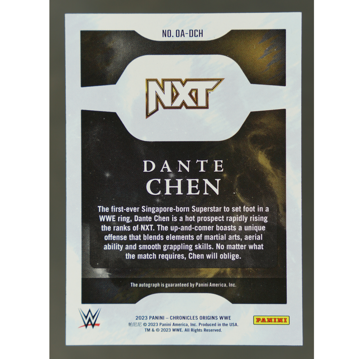 Dante Chen 2023 Origins Auto #OA-DCH