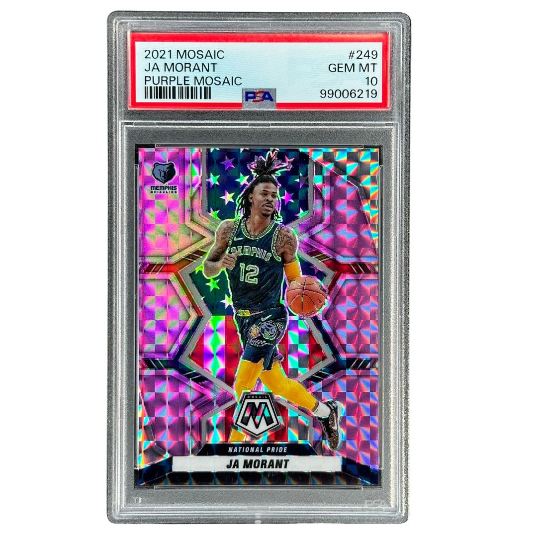 Ja Morant 2021 Mosaic Purple Mosaic National Pride PSA 10 #249