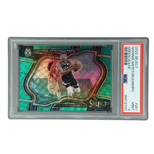 Giannis Antetokounmpo 2022 Select Green Wave 39/50 PSA 9 #261