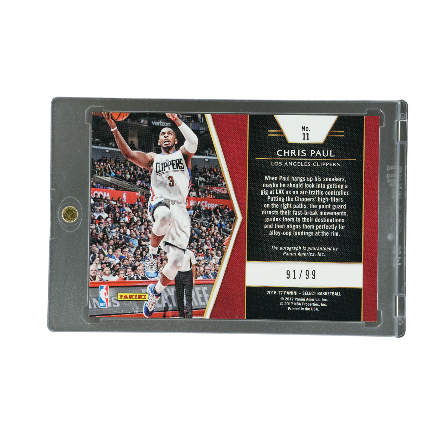 Chris Paul 2016 Select In-Flight Auto 91/99 #11