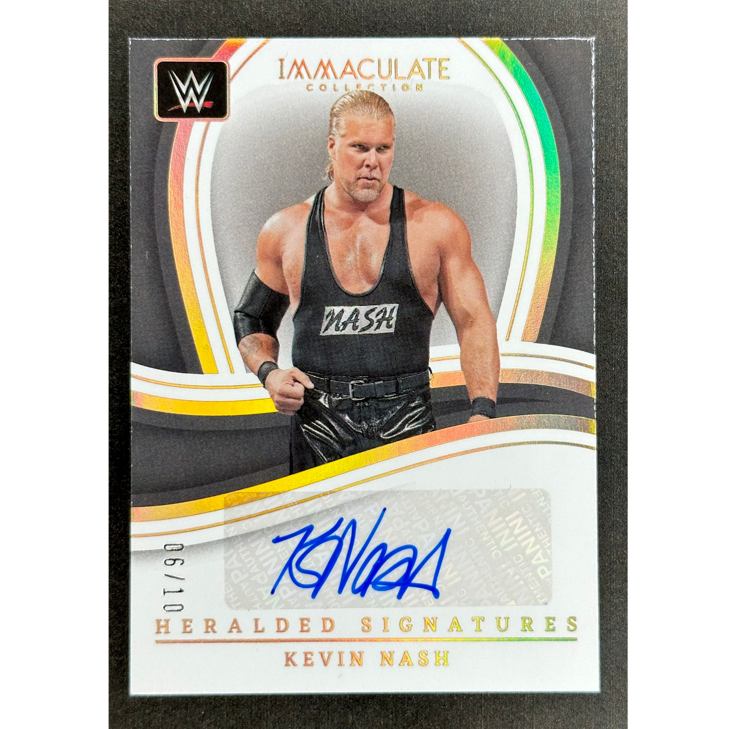 Kevin Nash 2023 Immaculate Heralded Signatures 6/10 #HS-KNH