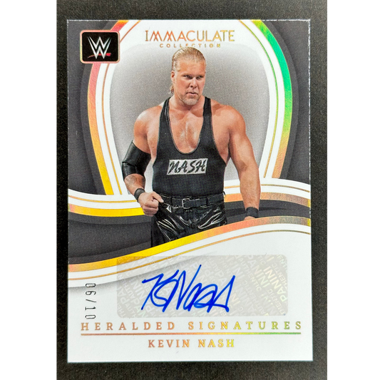 Kevin Nash 2023 Immaculate Heralded Signatures 6/10 #HS-KNH