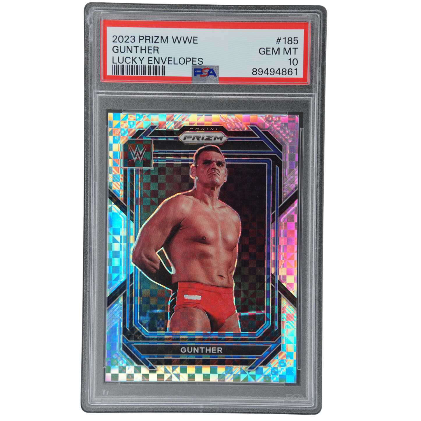 Gunther 2023 Prizm Lucky Envelopes 4/8 PSA 10 #185