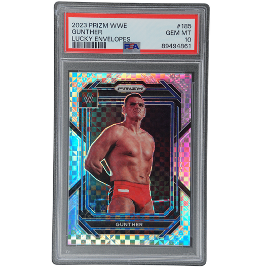 Gunther 2023 Prizm Lucky Envelopes 4/8 PSA 10 #185