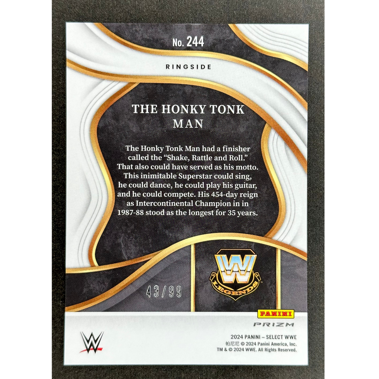 The Honky Tonk Man 2024 Select Ringside 43/99 #244