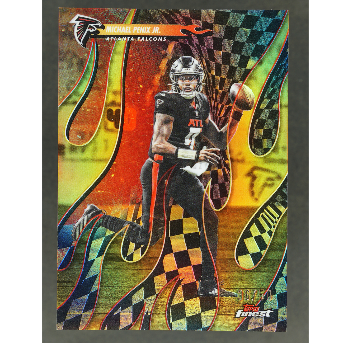 Michael Penix Jr. 2025 Finest 36/50 Torchers #T-8
