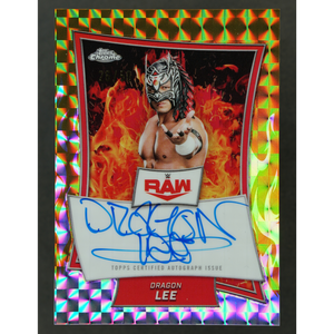 Dragon Lee 2026 Chrome Gold Geometric Red Brand Auto 26/50 #RBA-DRA