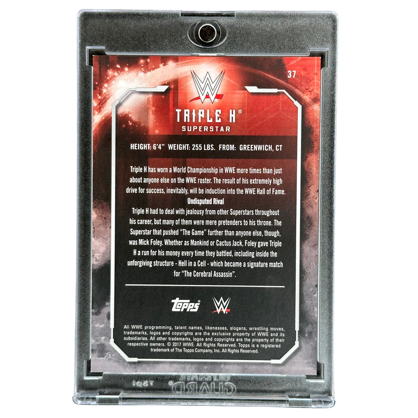 Triple H 2017 Topps Superstar 8/10 #37