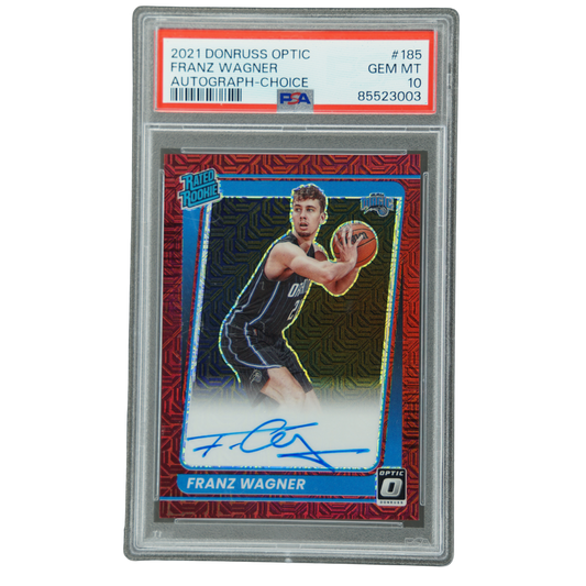 Franz Wagner 2021 Optic RC Autograph Choice PSA 10 #185
